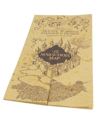 Die Karte des Rumtreibers | Harry Potter Fanartikel | Horror-Shop.com