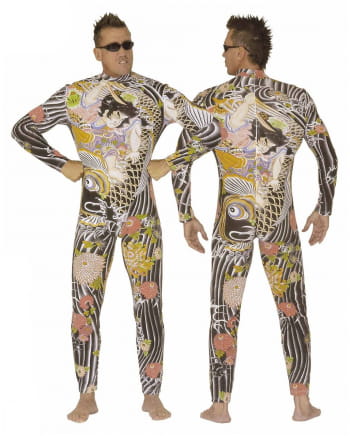 Tattoo body suit Skintight Bodysuit with tattoo motif | horror-shop.com